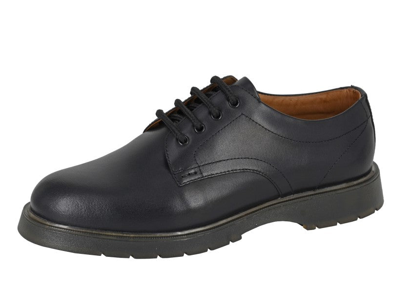 Black Leather Uniform Shoes