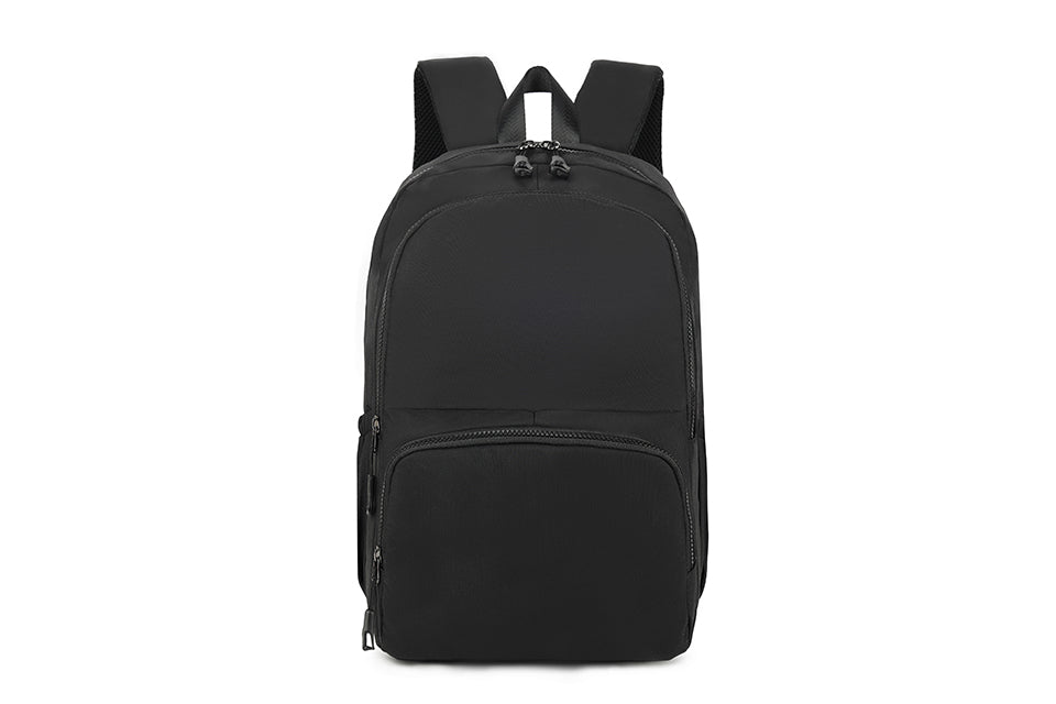 Long & Son Adult Multi Pocket Rucksack Hand Luggage Over Night Bag Black (Copy)