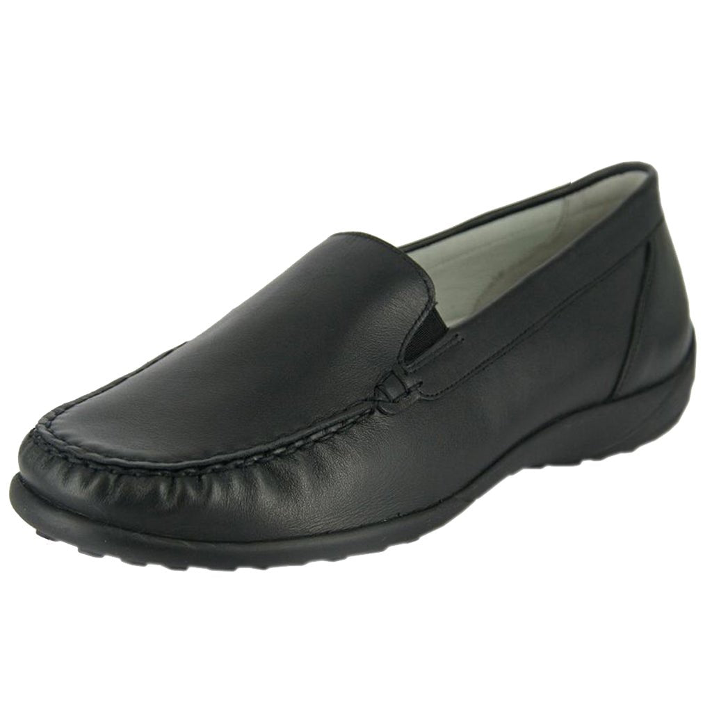 WALDLAUFER KLARE WOMENS LOAFER WALDLAUFER 640004 321 001 KLARE Ladies Black Nubuck Leather  main image 4