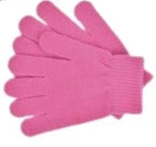 Ladies Thermal One Size Wool Mix Magic Gloves Pink