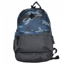 Borderline Venturepak 1000 Unisex Medium 24 Litre Backpack Rucksack School Bag Navy/Black Camouflage