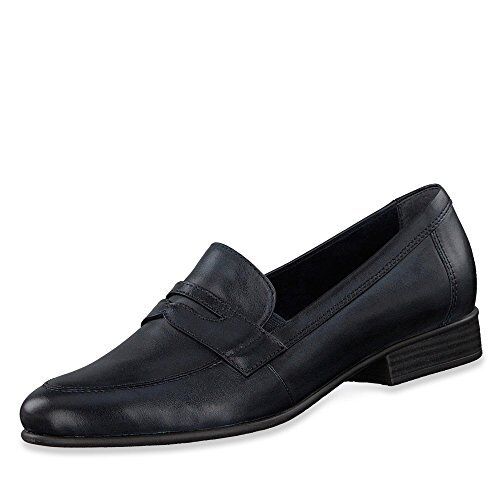 Tamaris 24215 Black Leather Memory Foam Insole Casual Office College Work Loafer