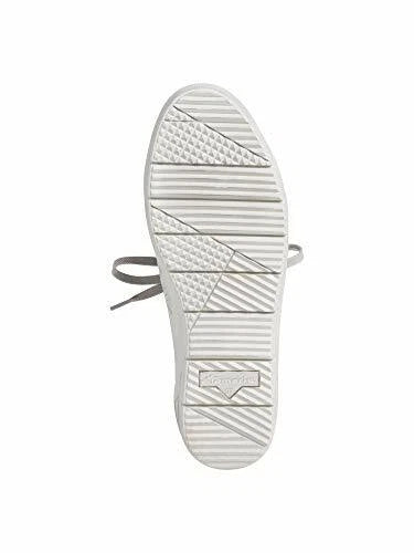 Tamaris 23605 Silver Ultra Lightweight Comfort Lace Up Athleisure Trainers