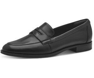 Tamaris 24216 Black Leather Memory Foam Insole Casual Office College Work Loafer