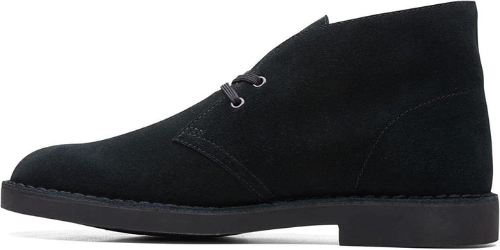 Clarks Originals Desert Boot Evo Suede Leather Ortholite Removable Soles Black
