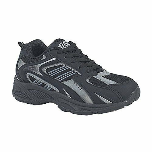 DEK VENUS Unisex Childrens Black Trainers Lace Up School PE Sports