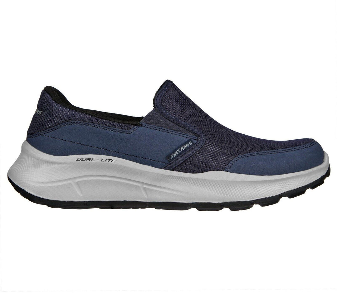Skechers PERSISTABLE Mens Vegan Navy Relaxed Fit Memory Foam Slip