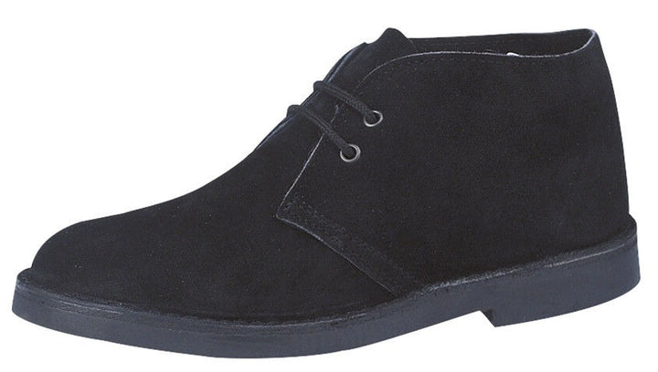 Roamers M467AS Black Suede 2 Eyelet Classic Original Desert Boots Unisex UK 3-13