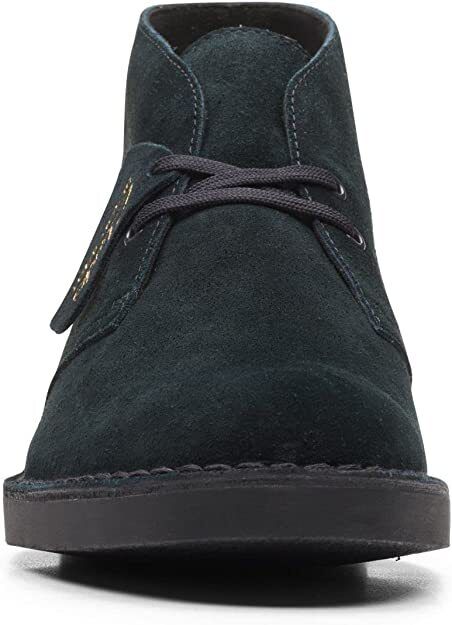 Clarks Originals Desert Boot Evo Suede Leather Ortholite Removable Soles Black