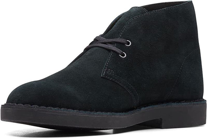 Clarks Originals Desert Boot Evo Suede Leather Ortholite Removable Soles Black