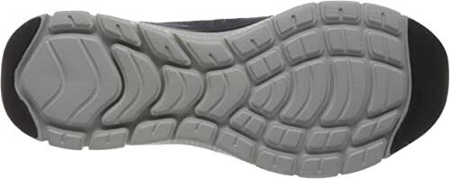 Skechers Mens Navy Mesh Air Cool Memory Foam Flex Advantage 4.0 Lace Up Trainers