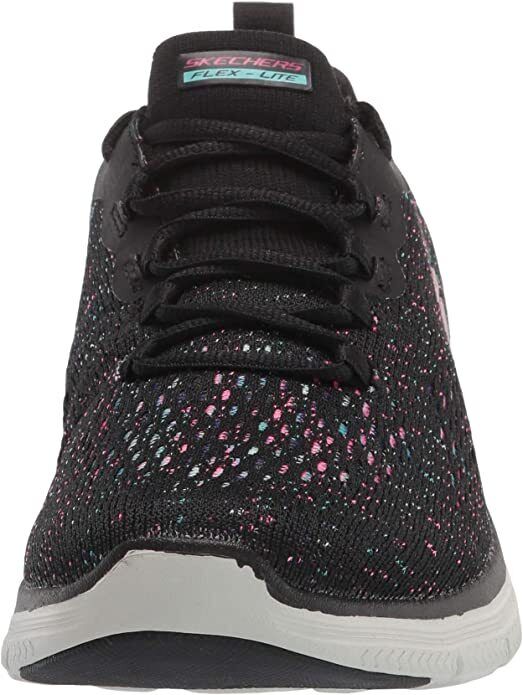 Skechers Women Machine Washable Navy/Multi Flex Appeal 4.0 Vivid Spirit Trainers