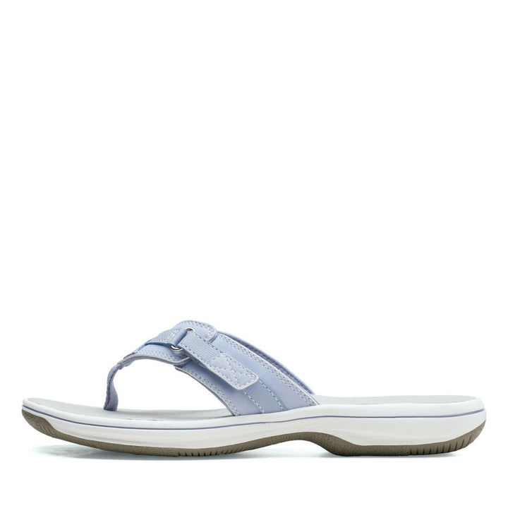 Clarks Brinkley Sea Womens Adjustable Toe Post Flip Flop Sandals Lavender