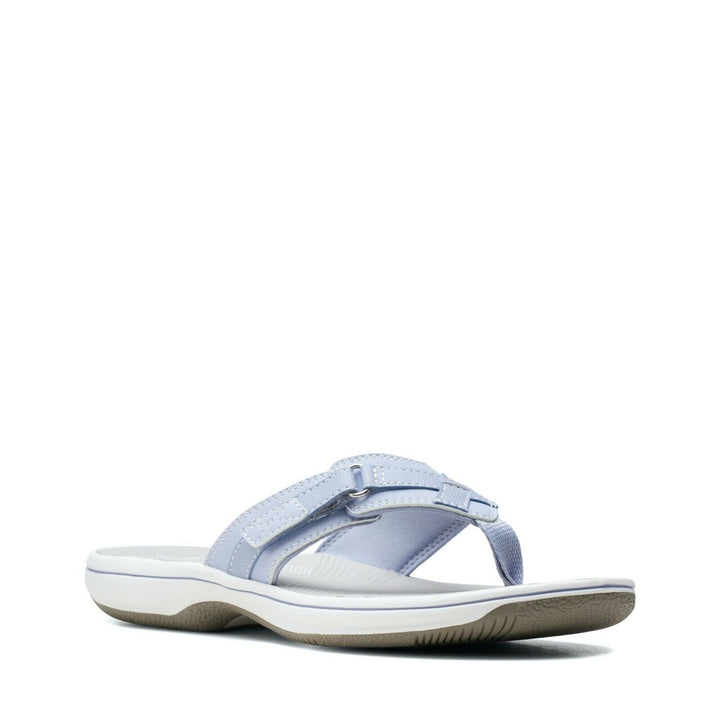 Clarks Brinkley Sea Womens Adjustable Toe Post Flip Flop Sandals Lavender