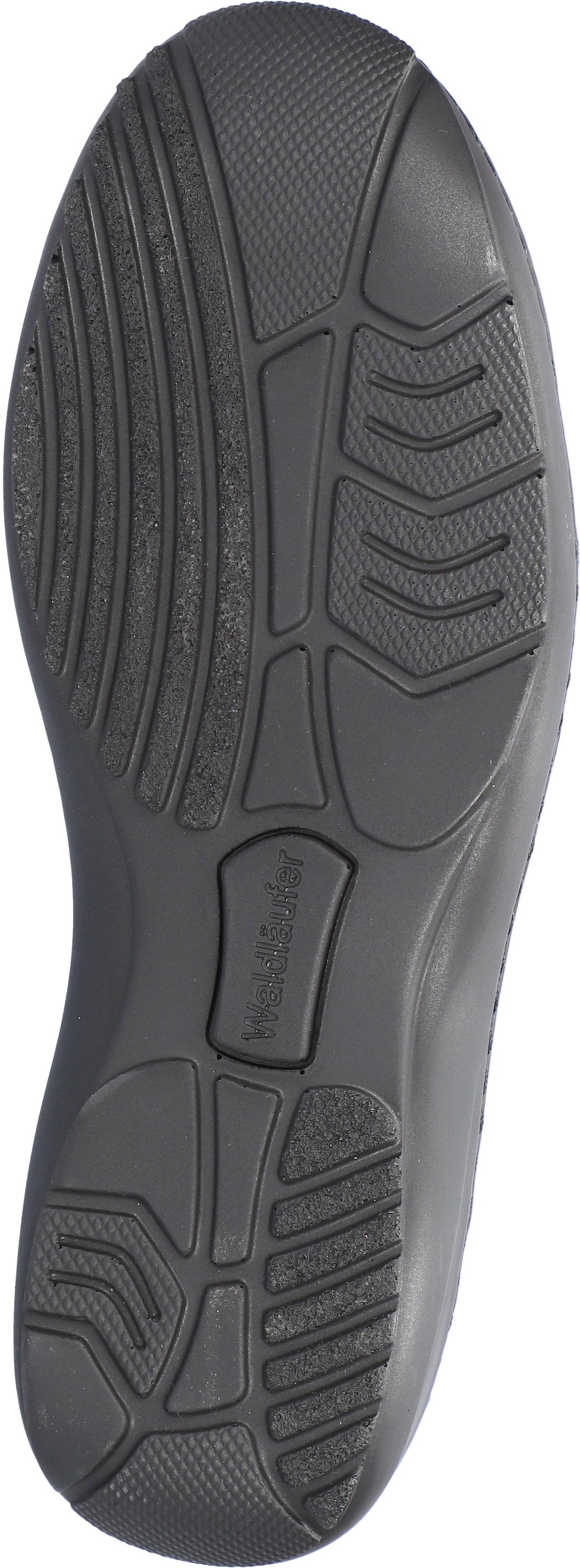 Waldlaufer Kya Ladies Wide Fitting Black Nubuck Leather Slip On Shoes With Elasticated Gussets And Removable leather Insoles (Copy)