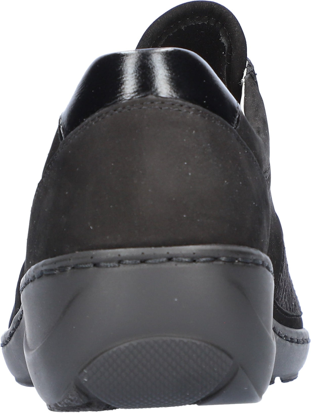 Waldlaufer Kya Wide Fitting Black Nubuck Suede/ Stretch Orthoritt Walking Shoes With Velcro Fastening And Removable Insoles (Copy)