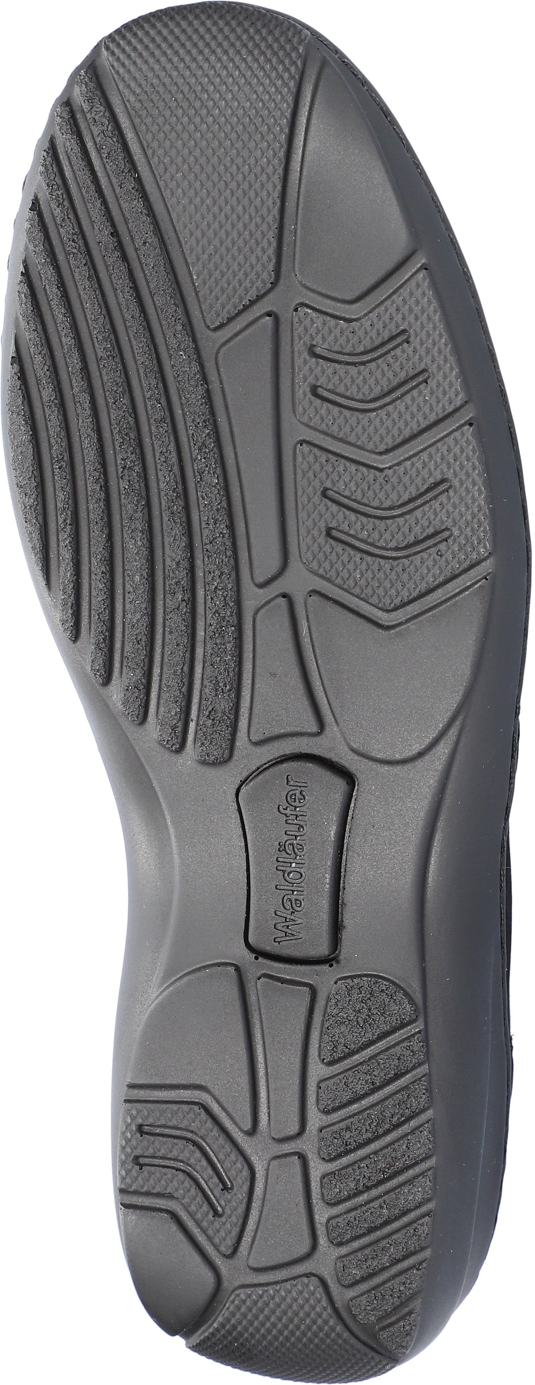 Waldlaufer Kya Wide Fitting Black Nubuck Suede/ Stretch Orthoritt Walking Shoes With Velcro Fastening And Removable Insoles (Copy)