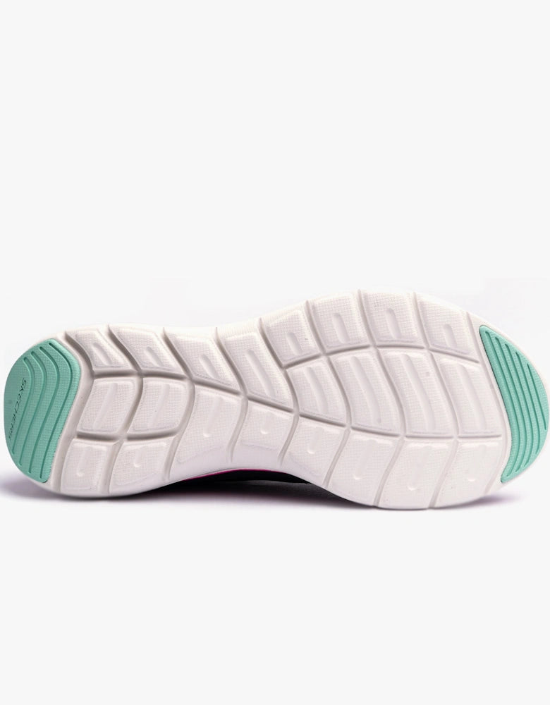 Skechers Fresh Touch Women Navy/Pink Lace-Up Trainers with Lightweight, Comfortable Fit and Memory Foam