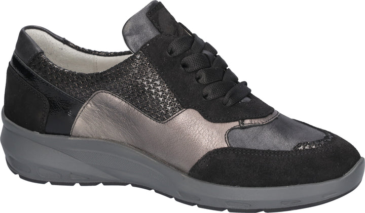 Waldlaufer M-Tonia Ladies Extra Wide Fitting Lace Up Athleisure Trainers