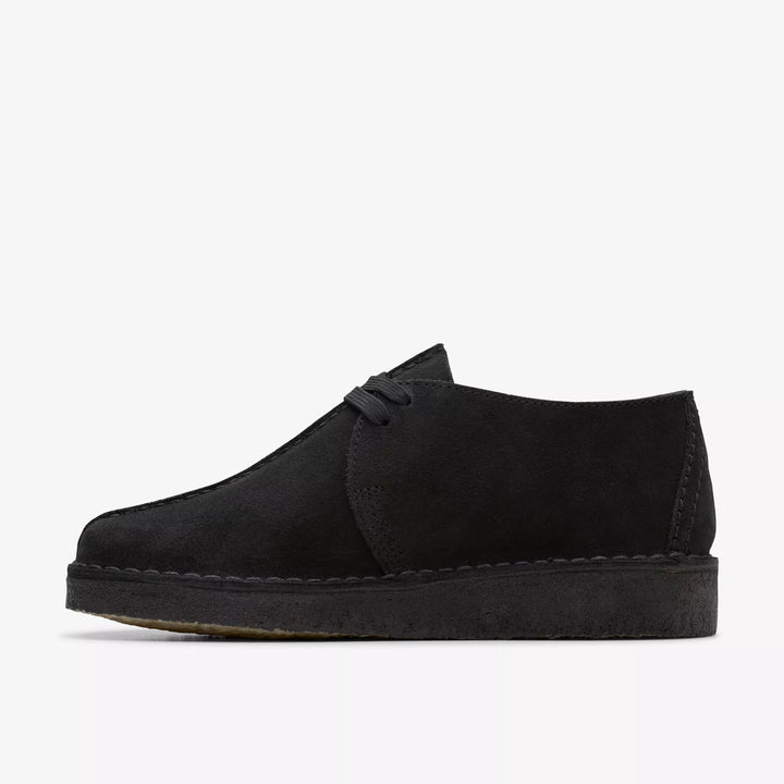 Clarks Originals Bank Robbers Desert Trek Suede Boots With Crepe Soles Black
