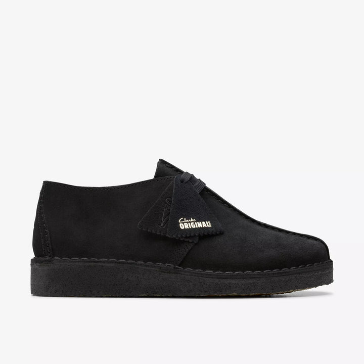 Clarks Originals Bank Robbers Desert Trek Suede Boots With Crepe Soles Black