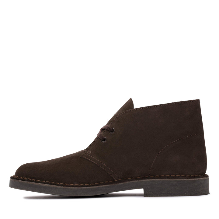CLARKS ORIGINALS DESERT BOOT EVO SUEDE LEATHER ORTHOLITE REMOVABLE SOLES DARK BROWN