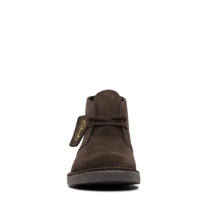 CLARKS ORIGINALS DESERT BOOT EVO SUEDE LEATHER ORTHOLITE REMOVABLE SOLES DARK BROWN