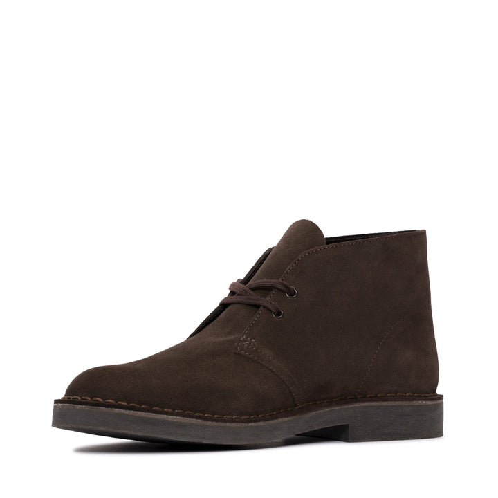 CLARKS ORIGINALS DESERT BOOT EVO SUEDE LEATHER ORTHOLITE REMOVABLE SOLES DARK BROWN