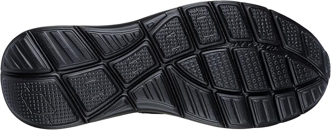 Skechers Slip Ins Equalizer 5.0 Drayze Mens Vegan Black Relaxed Fit Memory Foam Hands Free Slip On Trainers
