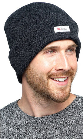 Adults Mens Thermal 3M Thinsulate Beanie Hat One Size Black Or Navy