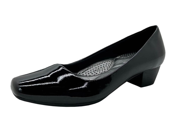 Black Patent Court Shoes