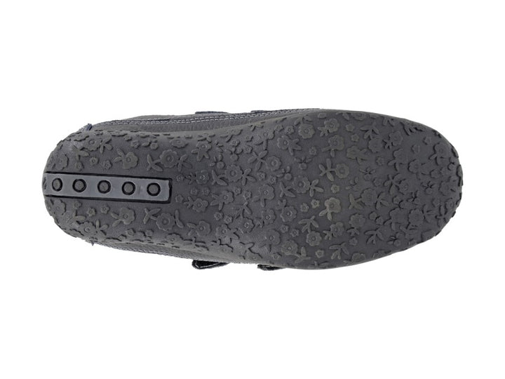 Boulevard L924 Ladies WIDE FIT EEE Black Leather Upper/Lined Double Strap Touch Fasten Shoes