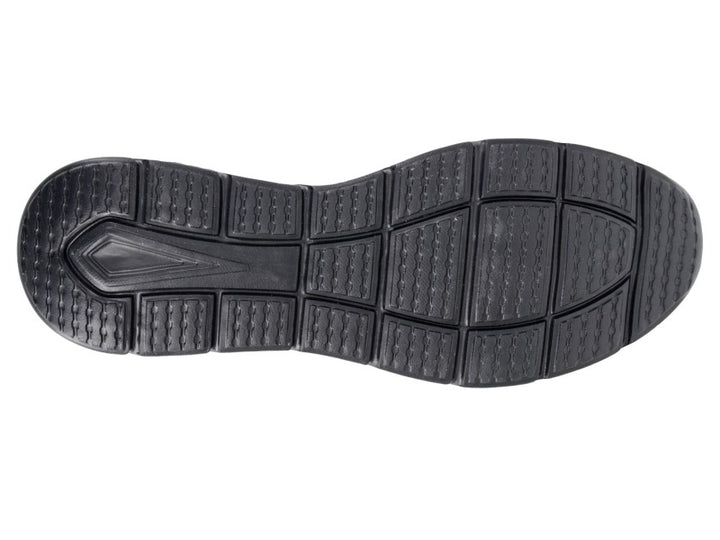 DEK M443 Mens Black Fly Knit Super Light Weight Slip On Trainers With Memory Foam Insoles
