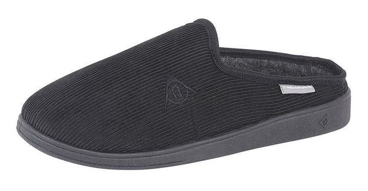 Black Velour Slippers