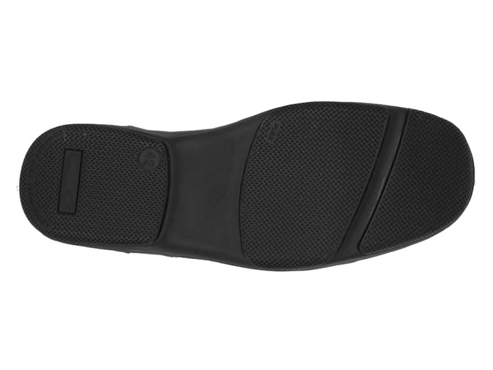 Roamers M037 Mens Leather WIDE FIT Touch Fasten Lightweight Shoes Swift Turn Style Brown