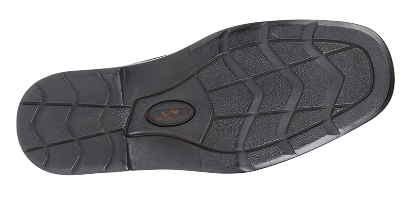 Roamers M688 Mens Leather WIDE FIT Touch Fasten Lightweight Shoes  Swift Turn Black