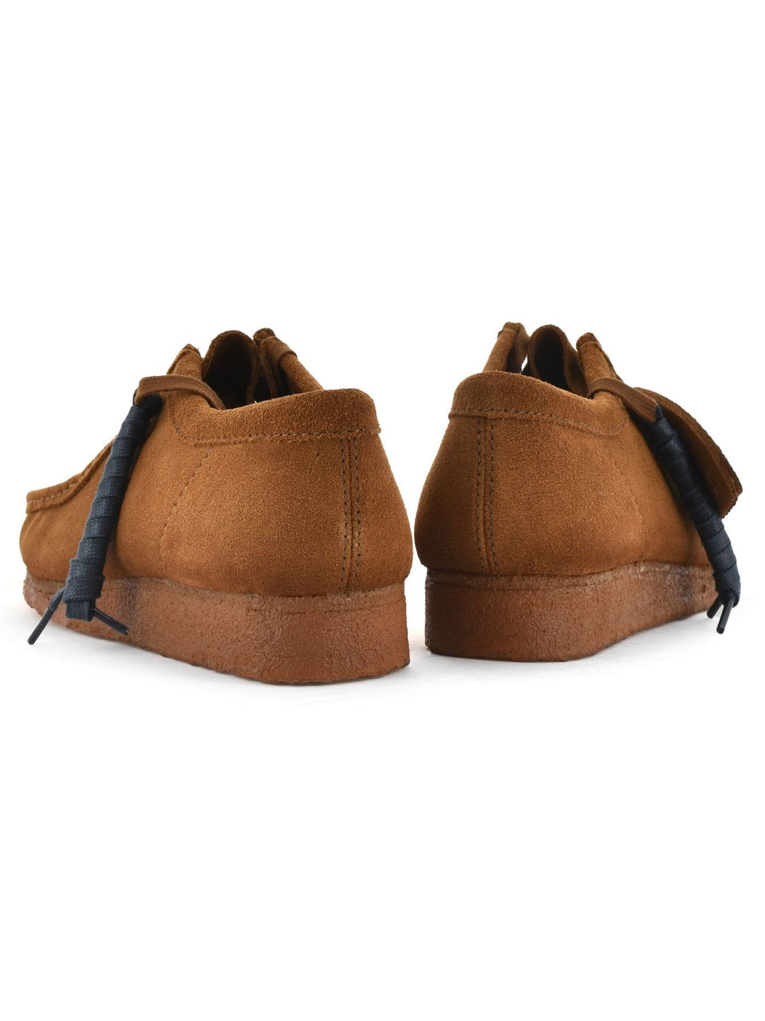 Clarks Originals Wallabee Cola Mens Suede Leather Lace Up Square Toe Shoes