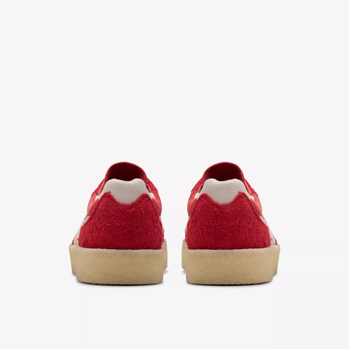 Clarks Originals Mens Tor 80 Suede Lace Up Trainers/Casual Shoes Red Combination