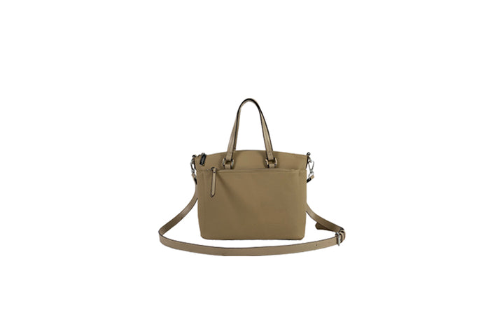 Long & Son Ladies Softee Medium Tote Bag Handbag With Detachable Straps Beige