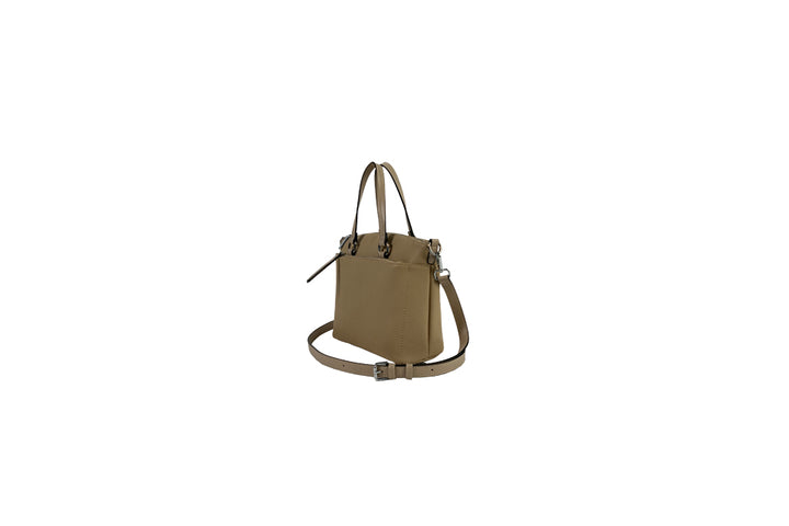 Long & Son Ladies Softee Medium Tote Bag Handbag With Detachable Straps Beige