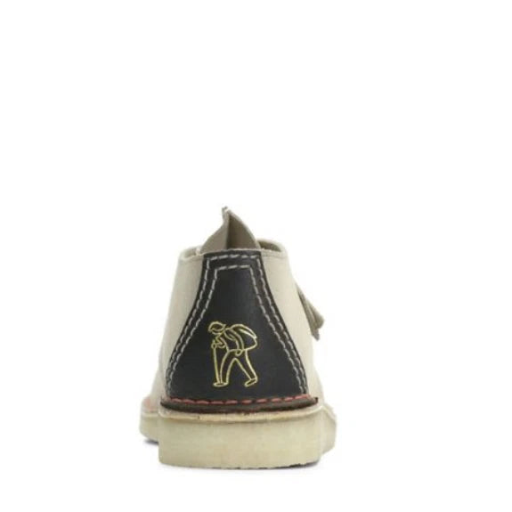 Clarks Originals Bank Robbers Desert Trek Suede Upper Desert Boots With Crepe Soles Sand Suede