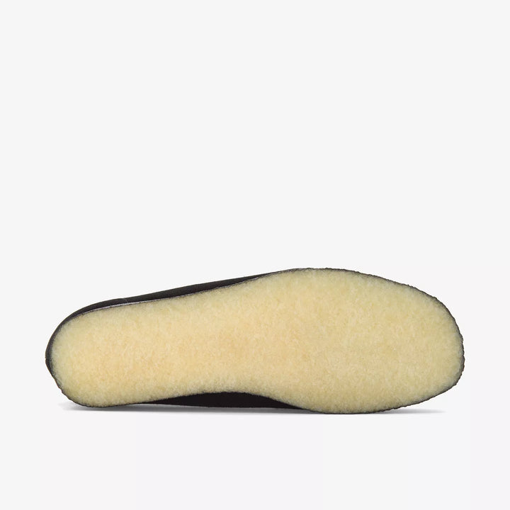 Clarks Originals Mens Black Suede Lace Up Wallabees With Crepe Soles