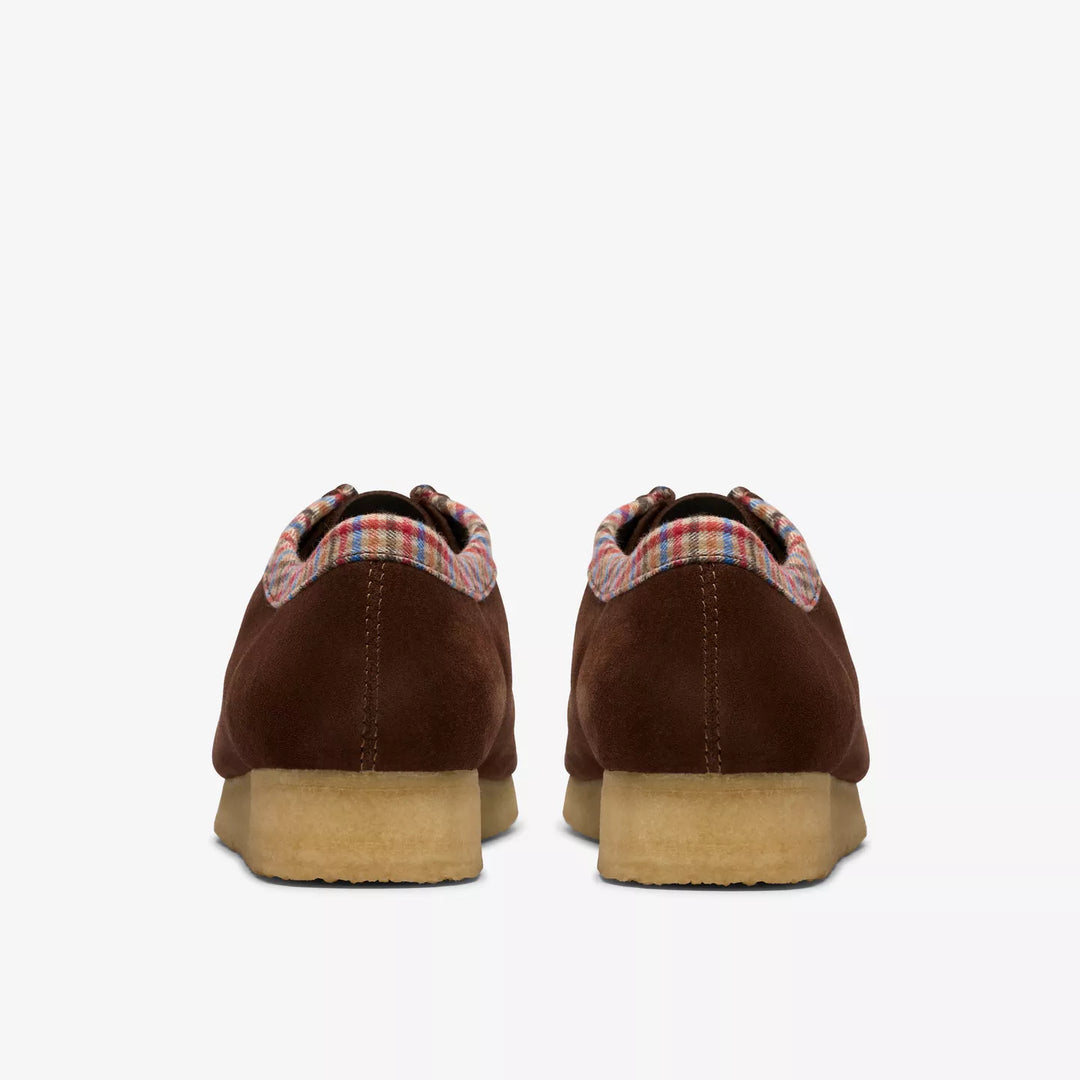 Clarks Originals Mens Chocolate Combi Suede Wallabee Lace Up Crepe Soles