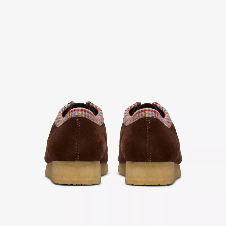 Clarks Originals Mens Chocolate Combi Suede Wallabee Lace Up Crepe Soles