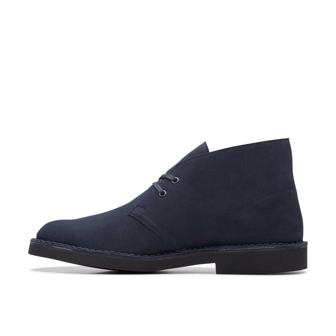 Clarks Originals Desert Boot Evo Suede Leather Ortholite Removable Soles Navy