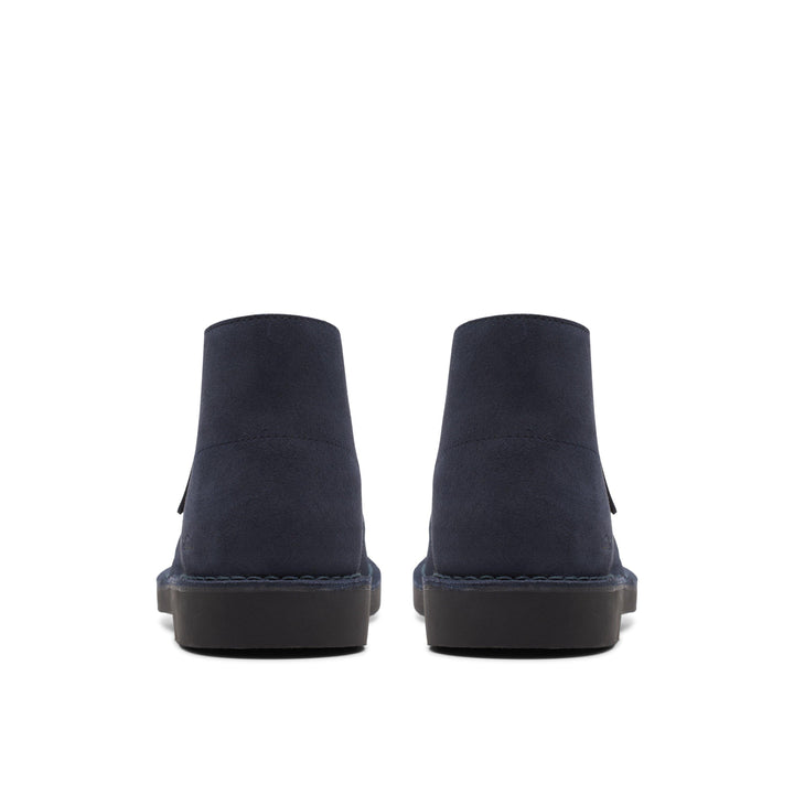 Clarks Originals Desert Boot Evo Suede Leather Ortholite Removable Soles Navy