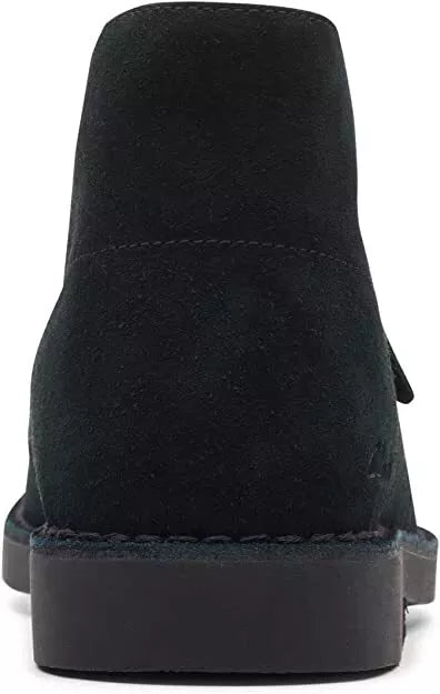 Clarks Originals Desert Boot Evo Black Suede Leather Ortholite Removable Soles