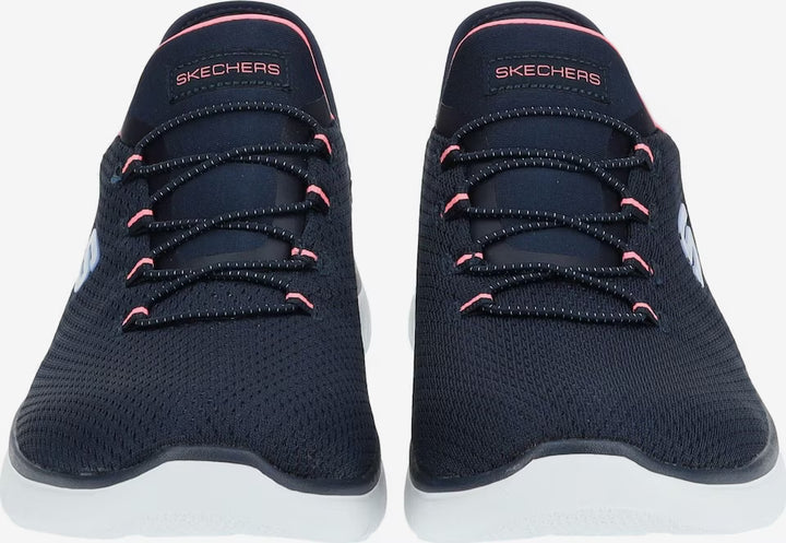 SKECHERS Slip Ins Summits Diamond Dream  Ladies Blue Wide Fit Hands Free Slip On Trainers (Copy)