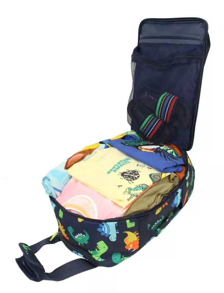 KIDS RYANAIR UNDER SEAT 40X25X20CM WHEEL CASE CABIN TROLLEY CARRY ON TRAVEL BAG CASE