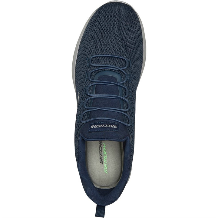 Skechers Dynamight Mens Bungee Elasticated Lace Lightweight Machine Washable Trainers Navy